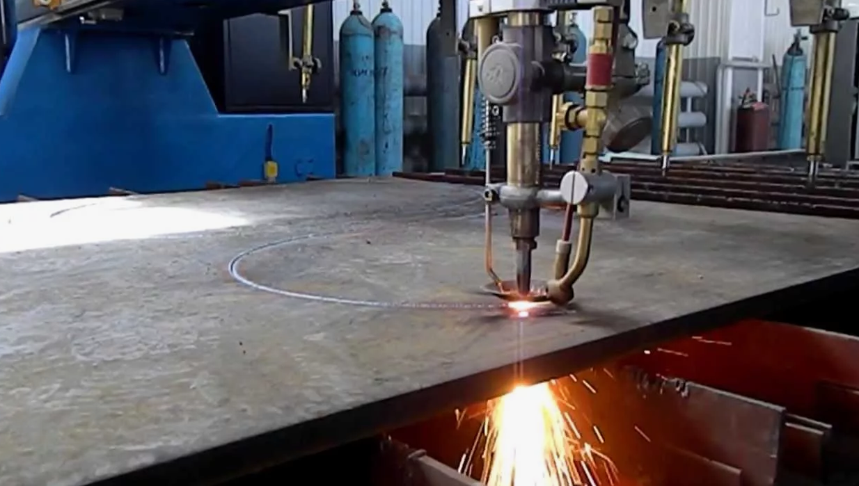 Работа газорезки с ЧПУ