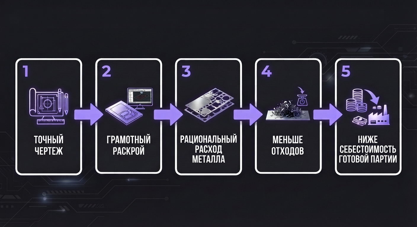 Схема результата выгоды